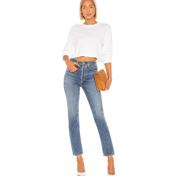 AGOLDE Riley High-Rise Jeans Size 27 - Picture 11 of 12